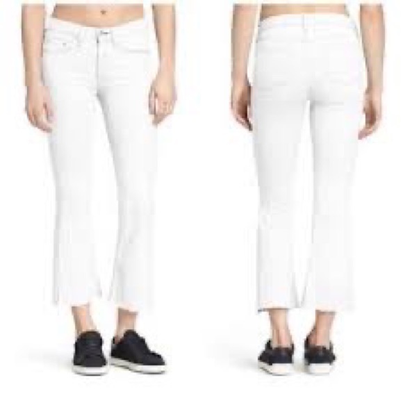 Rag & Bone JEAN crop flare bright white 30 - Picture 6 of 6
